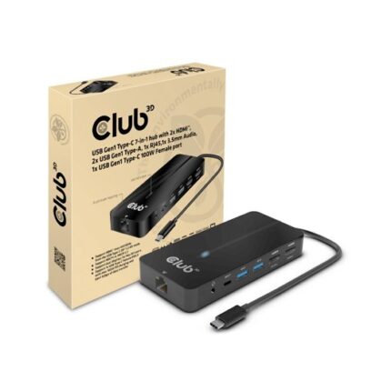 HUB USB 3.2 GEN1 CLUB3D  TIPO-C 7 EN 1