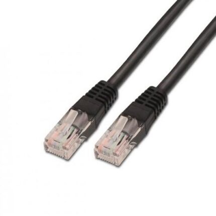 CABLE RED UTP CAT6 RJ45 AISENS 0.5M NEGRO