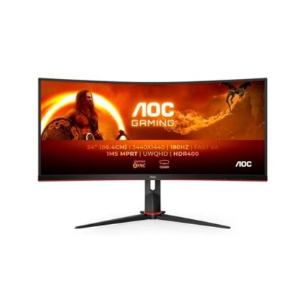 MONTOR GAMING LED 34  AOC CURVO CU34G2XP/BK NEGRO