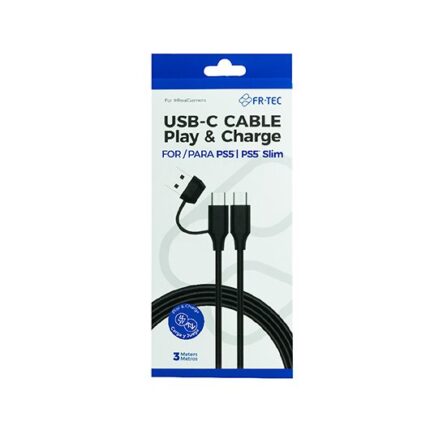 CABLE PLAY   CHARGE FR-TEC PS5 USB-C  3M