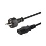 CABLE ALIMENTACIÓN 1.2M SCHUKO-IEC C13 SAVIO CL-89