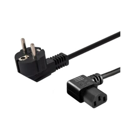 CABLE ALIMENTACIÓN ANGULAR 1.2M SCHUKO-IEC C13