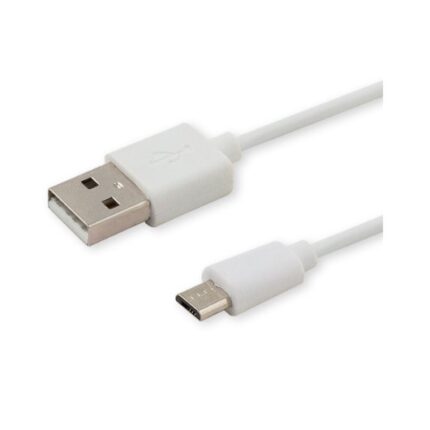 CABLE USB 2.0 A MICRO USB 1M BLANCO SAVIO CL-123