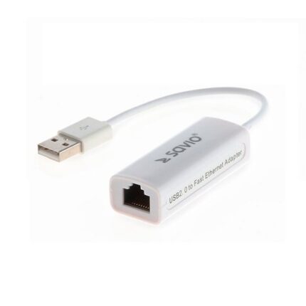 ADAPTADOR USB 2.0 A ETHERNET RJ45 SAVIO CL-24