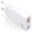 Cargador de Pared GaN Aisens ASCH-30W2P046-W/ 1xUSB Tipo-C/ 1xUSB/ 30W/ Blanco