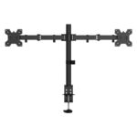 Soporte de Mesa para 2 Monitores Aisens DT32TSR-279/ Giratorio/ Inclinable/ hasta 10kg