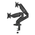 Soporte de Mesa con Contrapeso para 2 Monitores o TV Aisens DT32TSR-221/Giratorio/ Inclinable/ hasta 9kg
