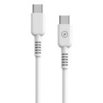 Cable USB 2.0 Tipo-C Muvit For Change MCUSC0008/ USB Tipo-C Macho - USB Tipo-C/ Hasta 60W/ 1.2m/ Blanco