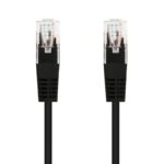 Cable de Red RJ45 UTP Nanocable 10.20.0400-BK Cat.6/ 50cm/ Negro