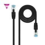 Cable de Red RJ45 SFTP Nanocable 10.20.1700-BK Cat.7/ 50cm/ Negro