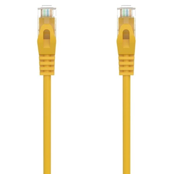 Cable de Red RJ45 AWG24 UTP Aisens A145-0564 Cat.6A/ LSZH/ 30cm/ Amarillo