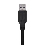 Cable USB 3.0 Aisens A105-0447/ USB Macho - USB Macho/ 2m/ Negro
