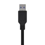 Cable USB 3.0 Aisens A105-0447/ USB Macho - USB Macho/ 2m/ Negro