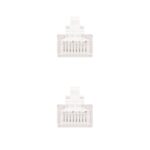 Cable de Red RJ45 UTP Nanocable 10.20.0102-W Cat.5e/ 2m/ Blanco