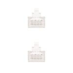 Cable de Red RJ45 UTP Nanocable 10.20.0400-L25-W Cat.6/ 25cm/ Blanco