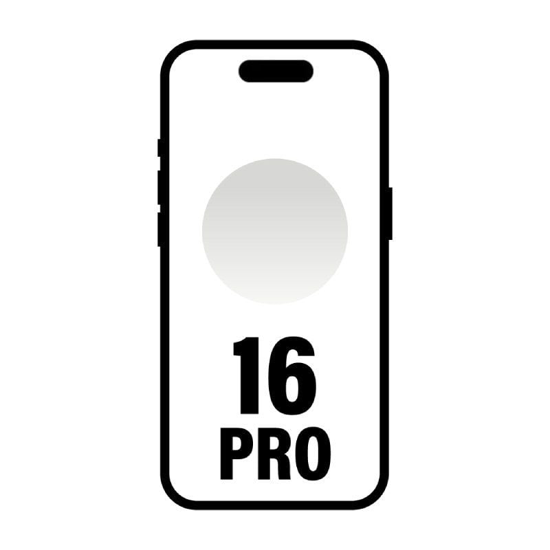 Smartphone Apple iPhone 16 Pro 256GB/ 6.3"/ 5G/ Titanio Blanco