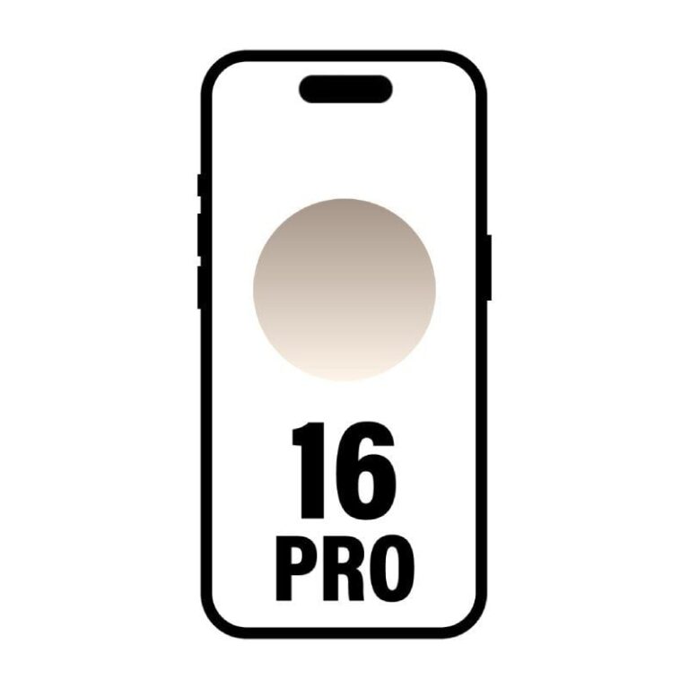 Smartphone Apple iPhone 16 Pro 256GB/ 6.3"/ 5G/ Titanio Color Desierto