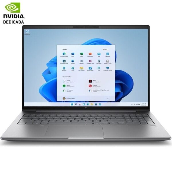 Portátil Workstation HP ZBook Power G11 A3ZC2ET Ryzen 7 PRO 8845HS 16GB/ 512GB SSD/ NVIDIA RTX 1000 Ada/ 16"/ Win11 Pro