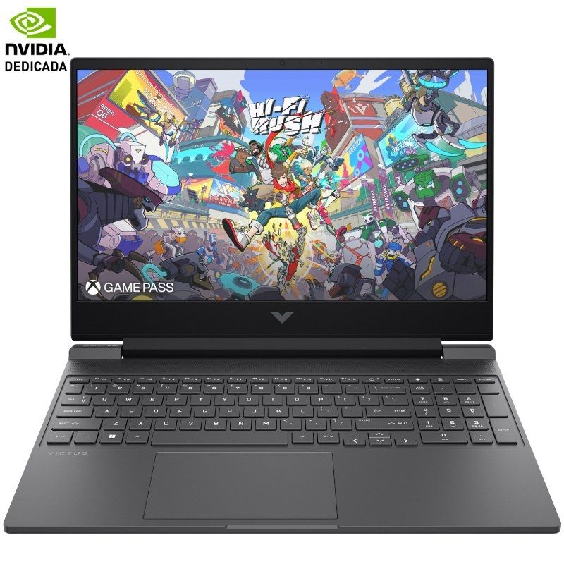 Portátil Gaming HP Victus 15-FB3709NS Ryzen 7 8845HS/ 16GB/ 1TB SSD/ GeForce RTX 4050/ 15.6"/ Sin Sistema Operativo