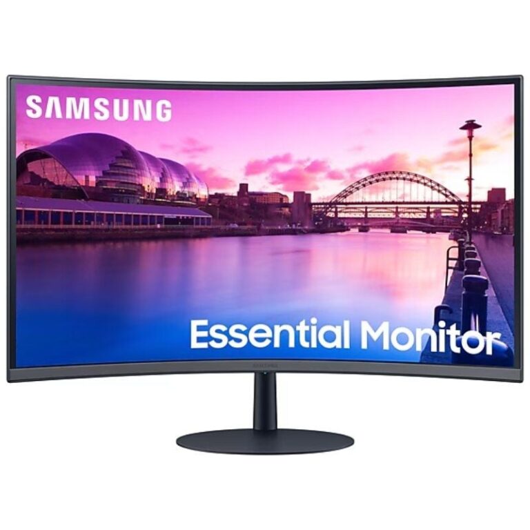 Monitor Curvo Samsung Essential Monitor S39C S27C390EAU/ 27"/ Full HD/ Multimedia/ Negro