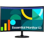 Monitor Profesional Samsung Essential Monitor S3 S36GD S27D362GAU/ 27"/ Full HD/ Negro