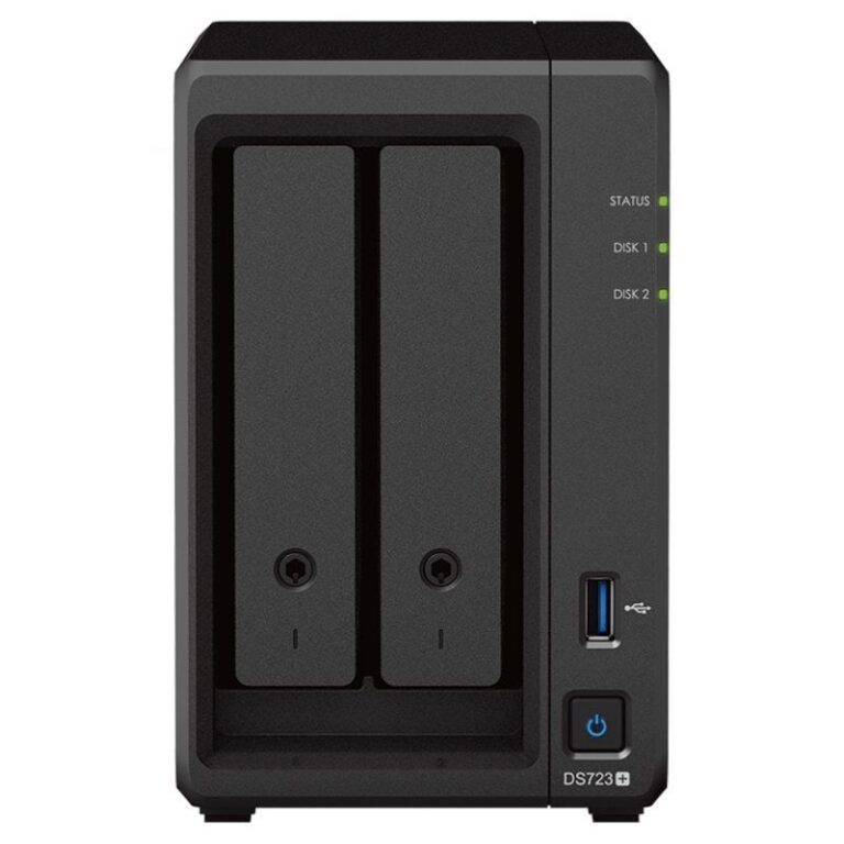 NAS Synology Diskstation DS723+/ 2 Bahías 3.5"- 2.5"/ 2GB DDR4/ Formato Torre