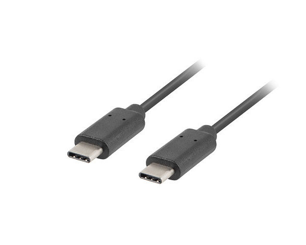 Cable 2.0 lanberg usb tipo c macho -  usb tipo c macho 1m negro
