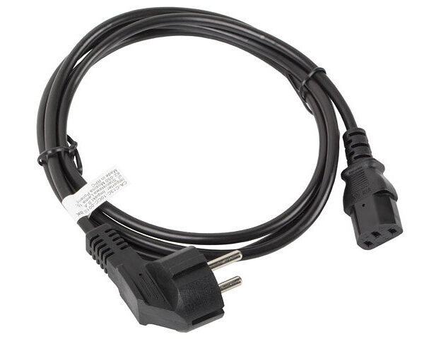 Cable de alimentacion lanberg schuko cee 7 - 7 a iec320 c13 1.8m