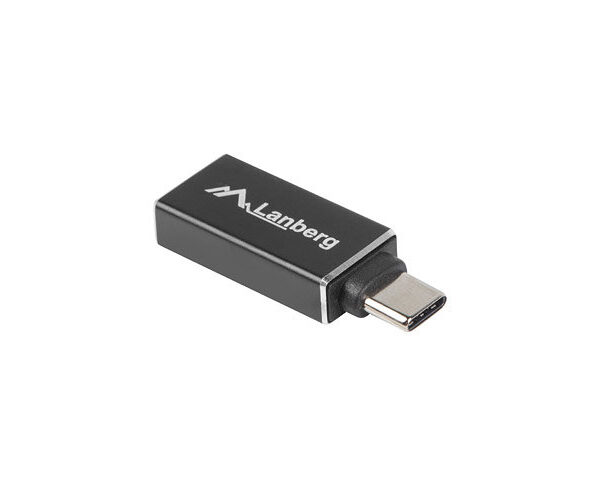 Adaptador usb lanberg usb - c m 3.1 a usb - a h otg negro