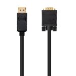 Cable displayport a vga nanocable 2m negro -  macho - macho