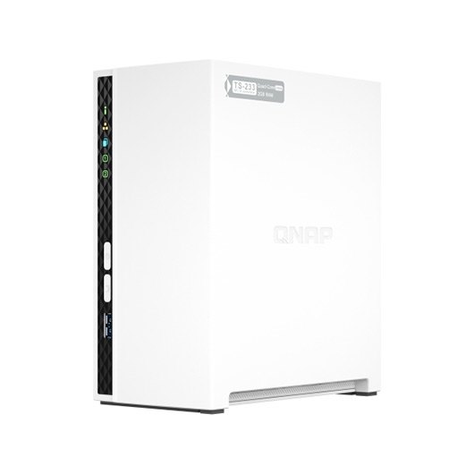 Servidor nas qnap ts - 233 2 bahias 2gb gigabit ethernet