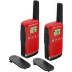 Walkie talkie motorola tlkr - t42 red packs 2  pmr446 -  8km -  16canales -  500mw -  clip cinturon - Imagen 2