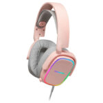 Auriculares mars gaming mhaxp pink jack 3.5mm + usb con microfono compatible con windows -  ps4 -  xbox one -  nintendo switch -  mac -  smartphone -  tablet - Imagen 2
