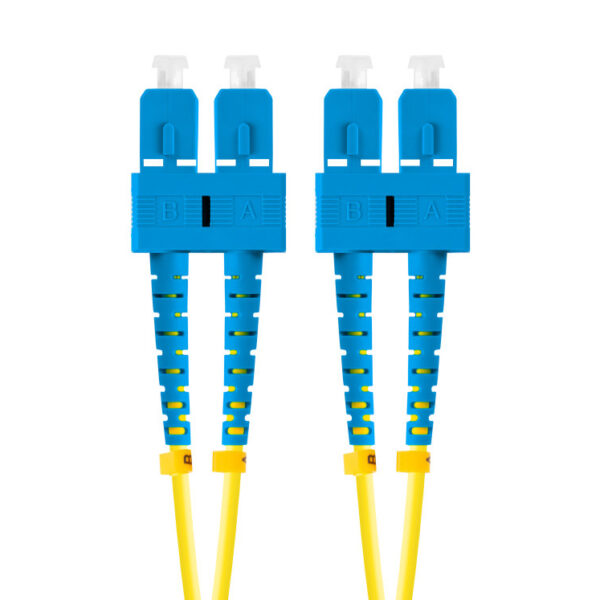 Latiguillo fibra optica sc - upc lanberg 2m mono duplex g657a1 lszh amarillo