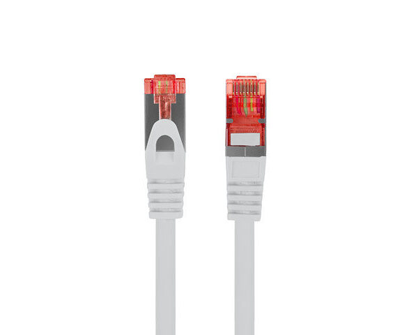 Cable red lanberg latiguillo cat.6 s - ftp lszh cu 0.5m gris fluke passed