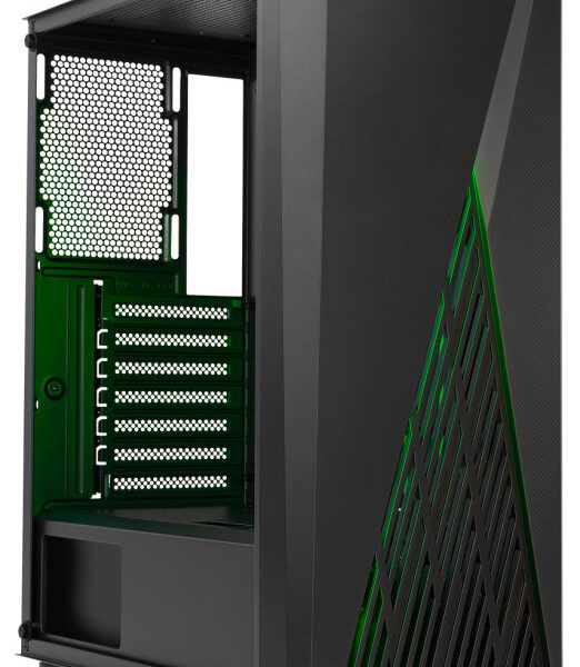 Caja ordenador gaming nox hummer frost atx 1 x usb 3.0 2 x usb 2.0 negra argb