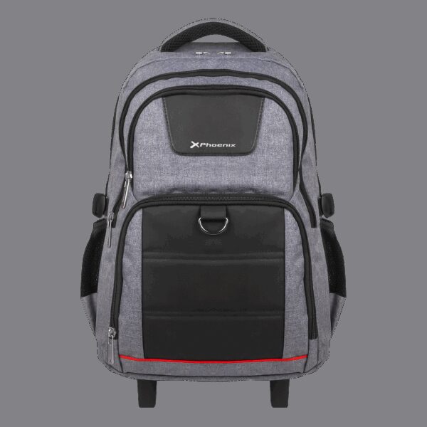 Mochila con ruedas trolley phoenix discovery g para portátil 17 pulgadas gris