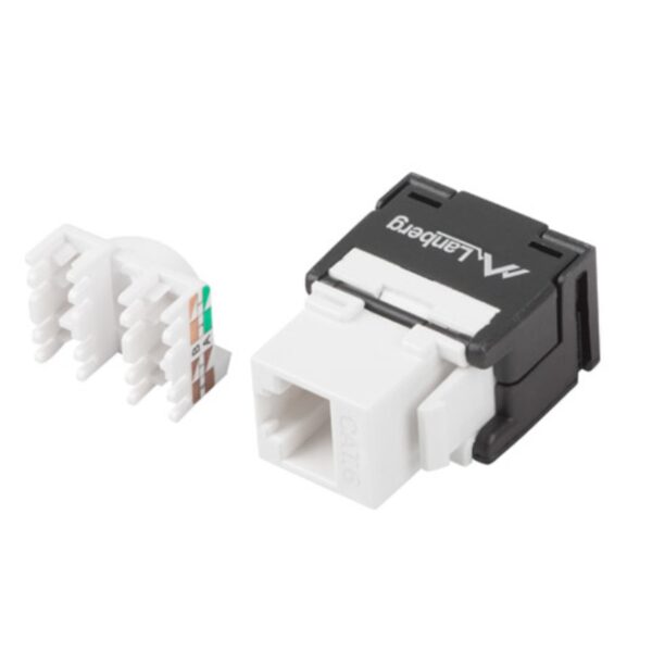 Conector keystone lanberg cat.6 utp rj45 180º toolless