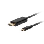 Cable usb tipo c a displayport 4k lanberg 3m -  macho - macho -  negro - Imagen 2