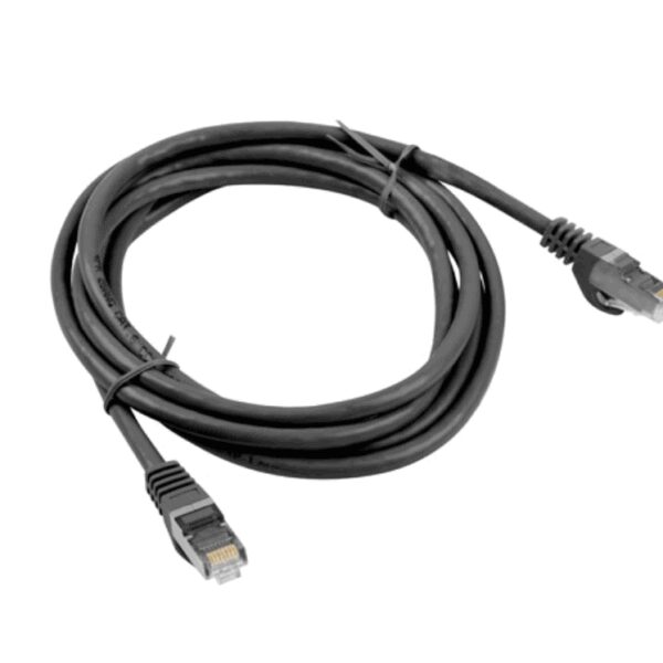 Cable red lanberg latiguillo cat.6 ftp 0.5m negro fluke passed