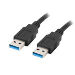 Cable usb 3.0 lanberg 0.5m -  macho - macho -  negro - Imagen 2
