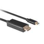 Cable usb tipo c a hdmi 4k lanberg 1.8m - macho - macho - negro - Imagen 3