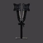 Brazo articulado soporte doble monitor ajustable 27 pulgadas vesa 75 x 75 - 100 x 100 - Imagen 2