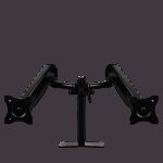Brazo articulado soporte doble monitor ajustable 27 pulgadas vesa 75 x 75 - 100 x 100 - Imagen 3