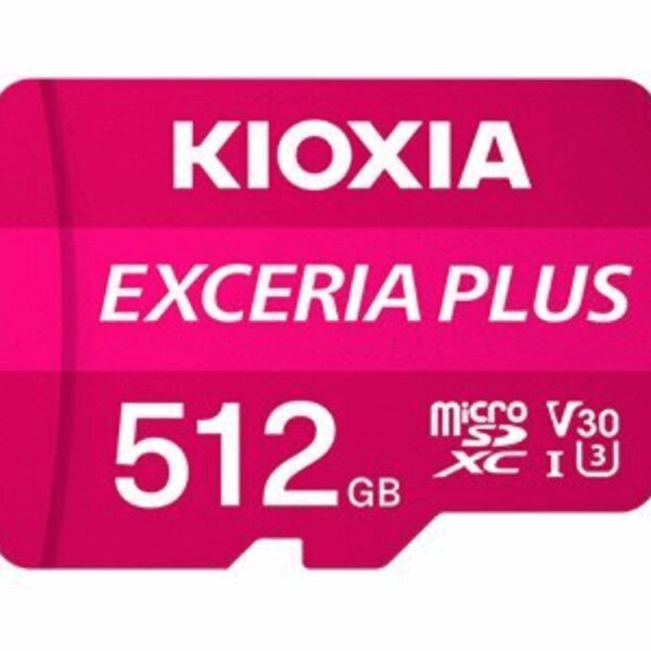 Tarjeta memoria micro sd kioxia 512gb exceria plus uhs - i c10 r98 con adaptador