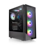 Caja ordenador gaming thermaltake view 200 tg negro atx 2 x usb 3.0 4 x 120mm argb - Imagen 2