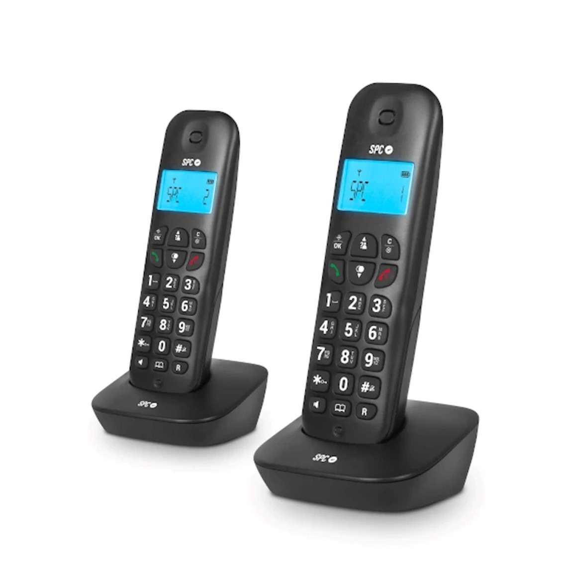 Telefono inalambrico spc dect air pro duo negro - 1 Telefono inalambrico spc dect air pro duo negro - Imagen 1
