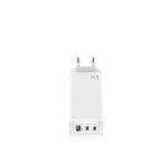 Cargador de pared leotec 65w carga rapida 2 usb tipo - c pd 1 usb - a blanco - Imagen 2