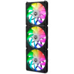 Ventilador caja nox hummer easylink black 3 x 120mm led argb - Imagen 2