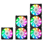 Ventilador caja nox hummer easylink black 3 x 120mm led argb - Imagen 6